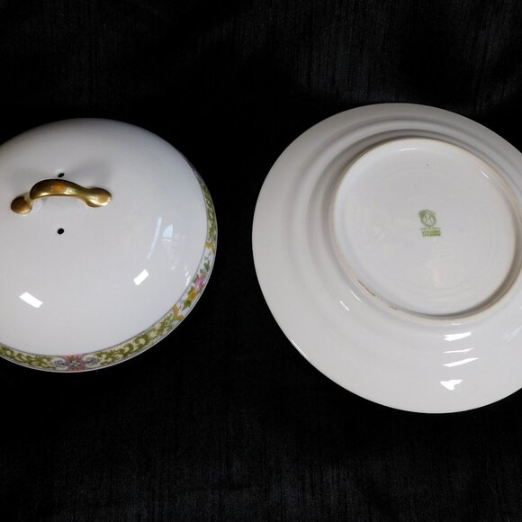 Noritake Covered Cheese Dish # 23215 - Picture 4 of 5